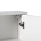 Wall Mount Bathroom Mirrored Storage Cabinet with Open Shelf | 2 Adjustable Shelves Medicine Organizer Storage Furniture for Bathrooms, Kitchens, and Laundry Room